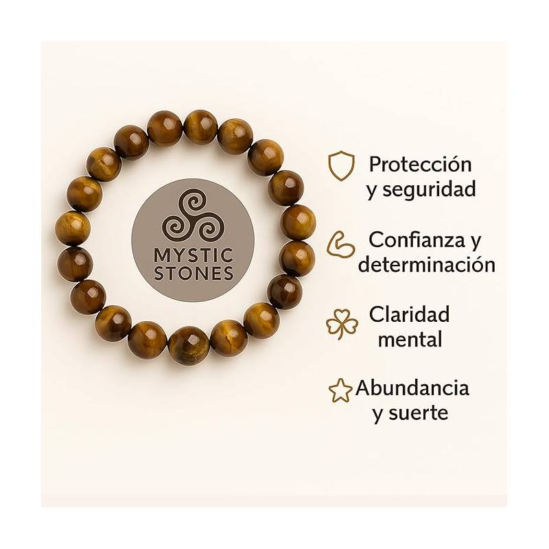 Bracciale con perline Occhio di Tigre