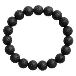 Pulseira de contas Pedra Vulcânica