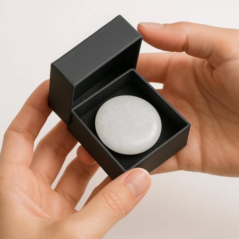 Piedra plana Quartzo Branco