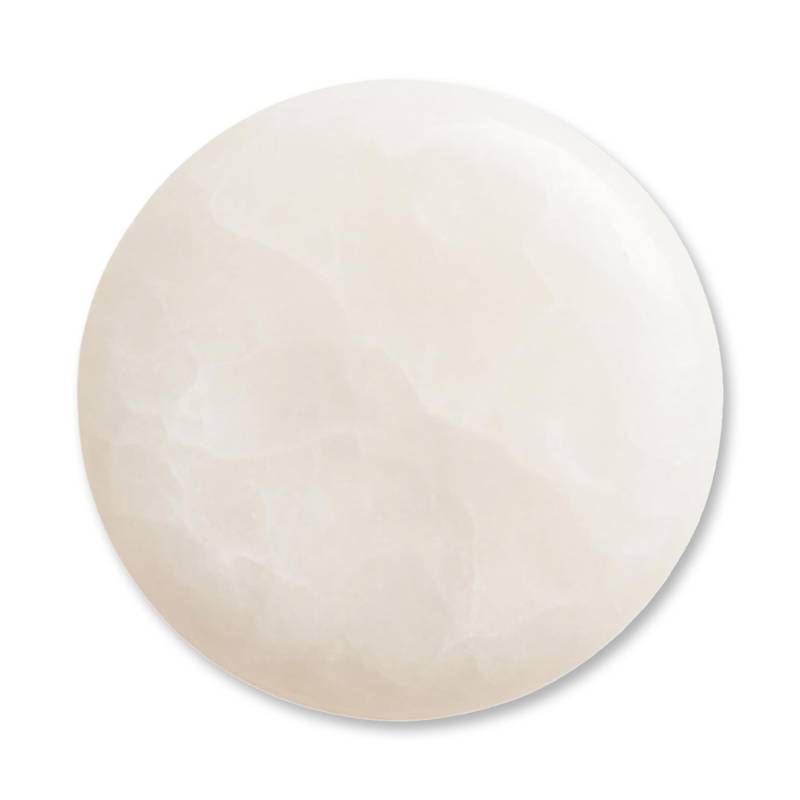 Flat Stone White Quartz