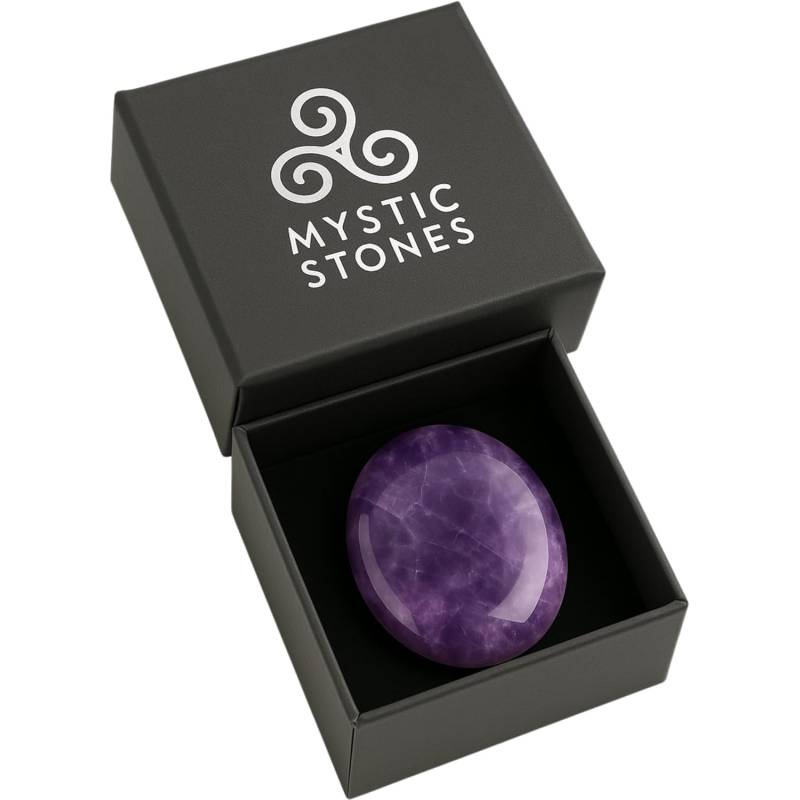 Flacher Amethyststein