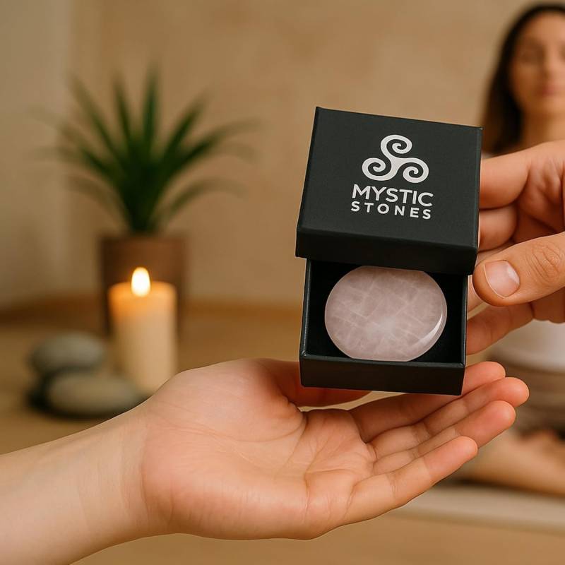 Flat Stone Rose Quartz