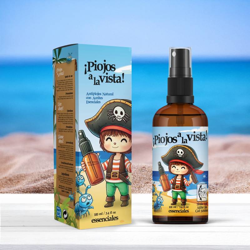 ¡Piojos à Vista! Antipiolhos 100% natural