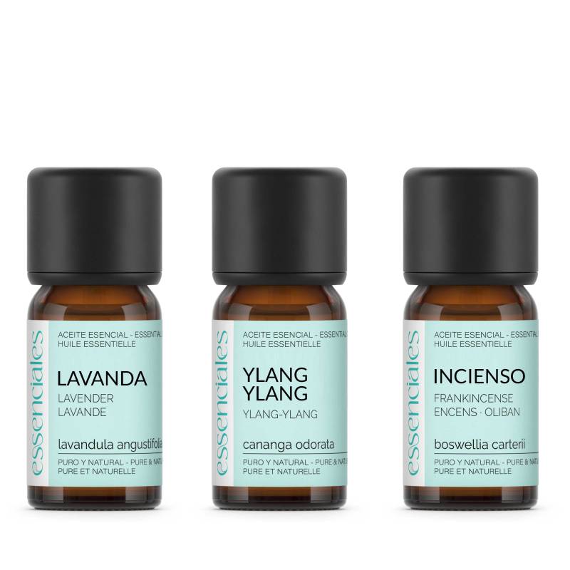 Balance & Harmonie Set – Ätherische Öle von Ylang Ylang, Weihrauch und Lavendel