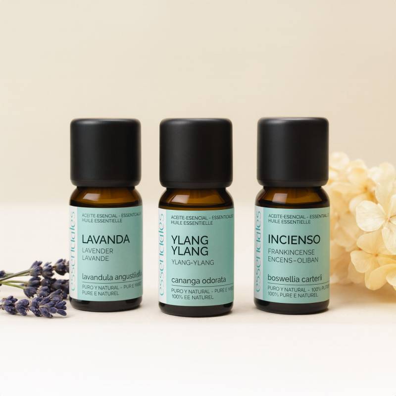 Pack Equilibrio e Armonia: Lavanda, Ylang Ylang e Incenso + Diffusore