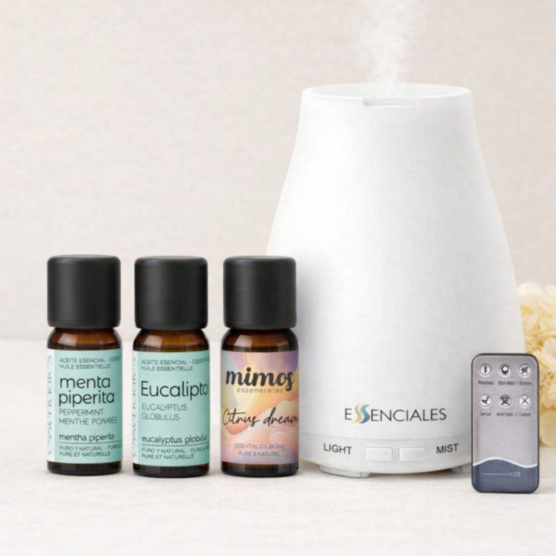 Set aus Ätherischen Ölen Citrus Dream, Pfefferminze und Eukalyptus