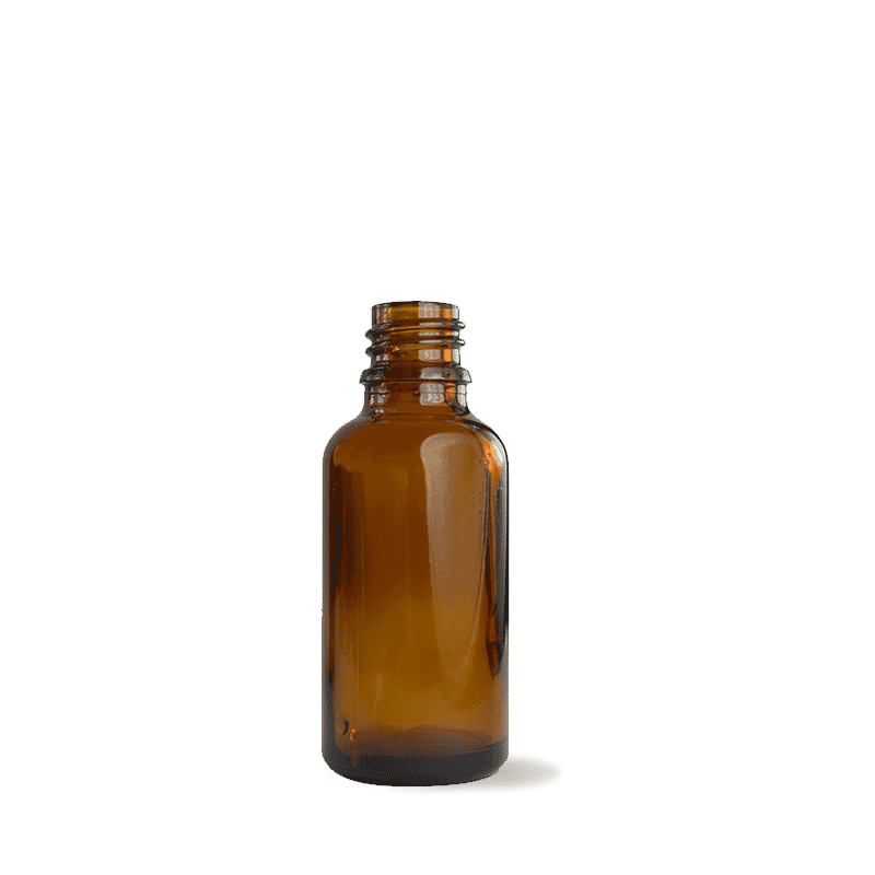 Botella 30 ml - cristal ámbar