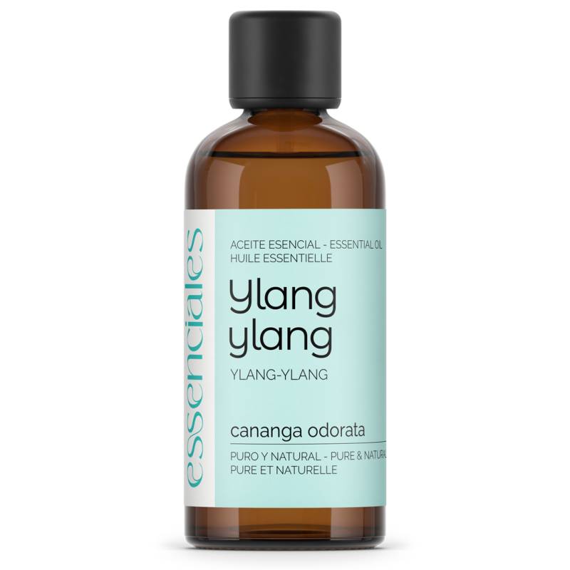 Aceite esencial de Ylang-ylang, 100% puro y natural, 100 ml.