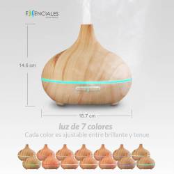 Difusor de aceites esenciales ultrasónico 300 ml