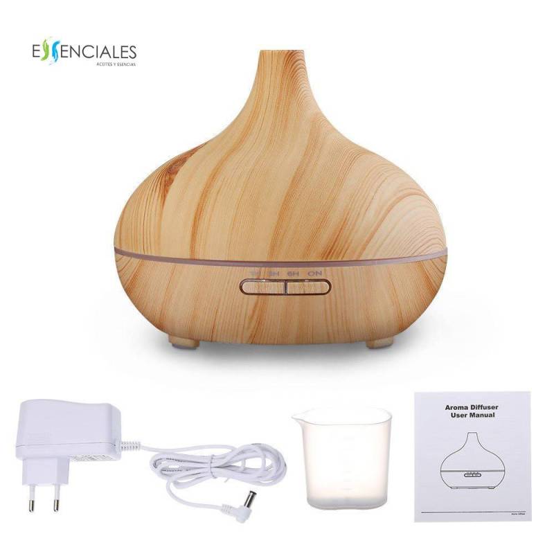 Difusor de aceites esenciales ultrasónico 300 ml