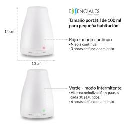 Difusor ultrasónico de aceites esenciales