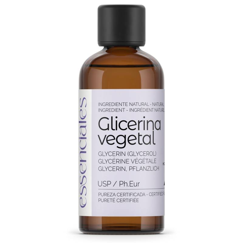 Glicerina vegetal VG de calidad superior. Certificación USP Ph/Eur, 100 ml
