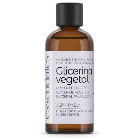 Glicerina vegetal VG de calidad superior. Certificación USP Ph/Eur, 100 ml