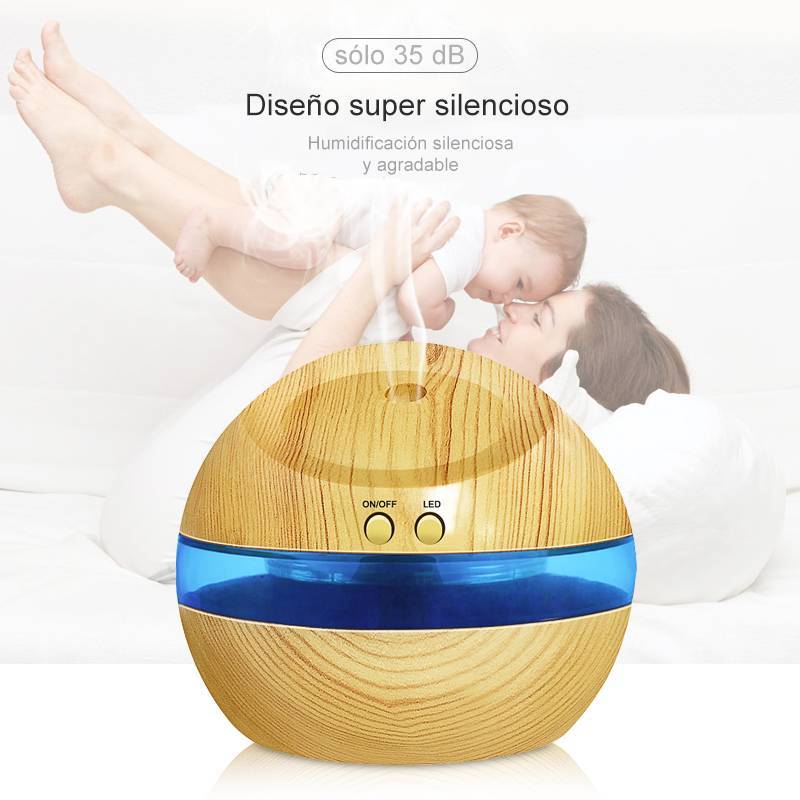 Difusor aceites esenciales IKE 130 ml USB