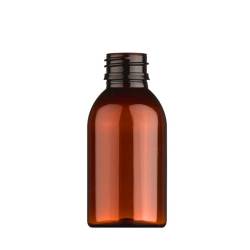125ml Bottle - Plastic - Amber Color