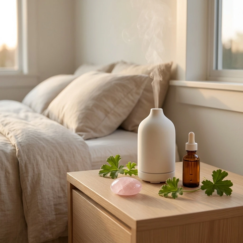 Para qué sirve el cuarzo rosa junto a los aceites esenciales