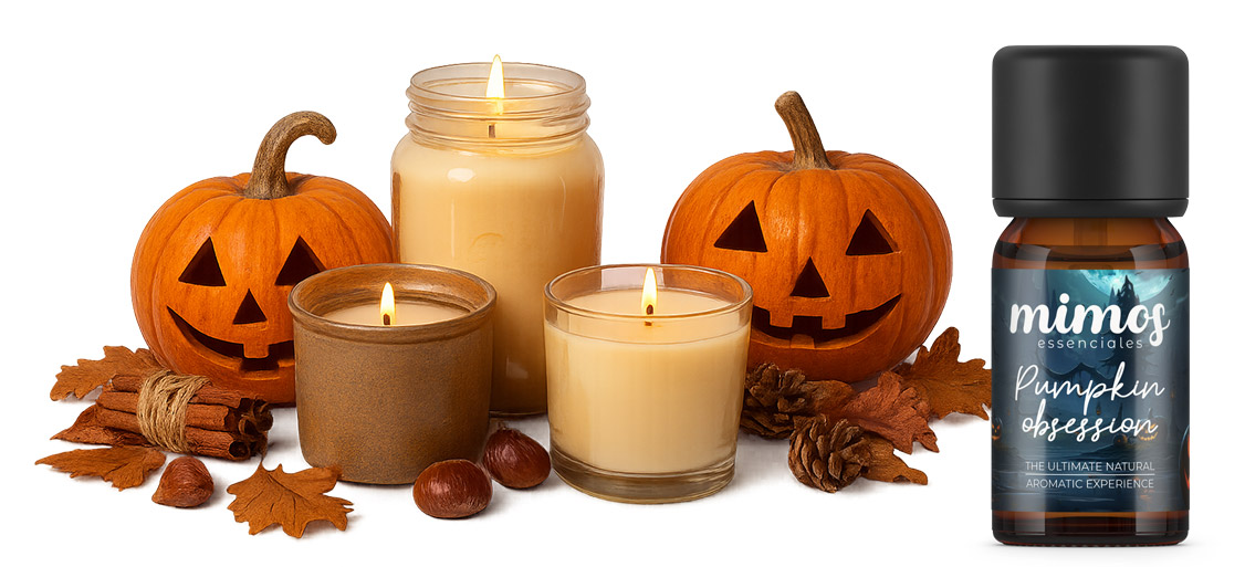 Pumpkin scented candles Halloween fragrance