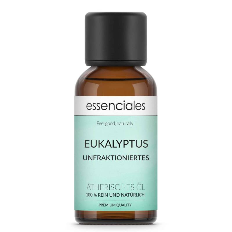 Aceite esencial de Eucalipto, crudo (sin fraccionar), 100% puro y natural, 30 ml.