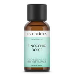 Aceite esencial de Hinojo dulce, 100% puro y natural, 30 ml.