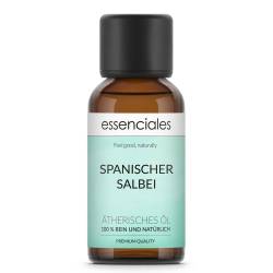 Aceite esencial de Salvia española, 100% puro y natural, 30 ml.