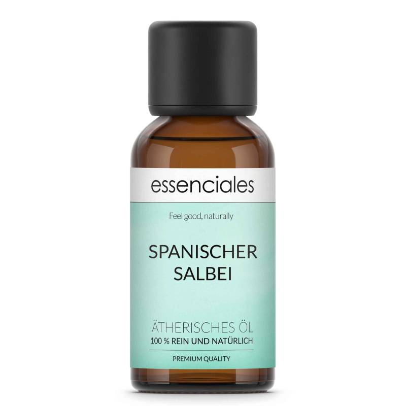Aceite esencial de Salvia española, 100% puro y natural, 30 ml.