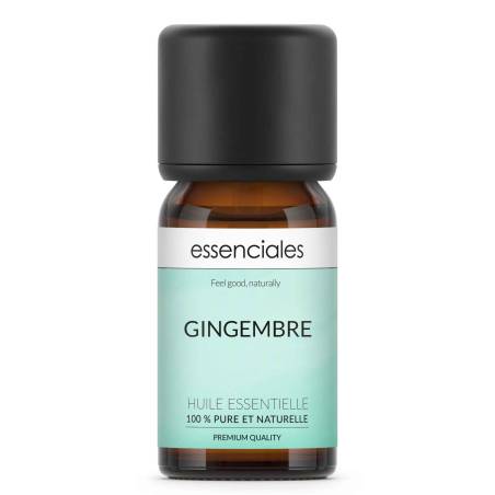 Aceite esencial de Jengibre, 100% puro y natural, 10 ml.