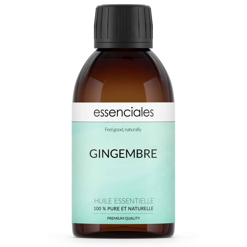 Aceite esencial de Jengibre, 100% puro y natural, 200 ml.
