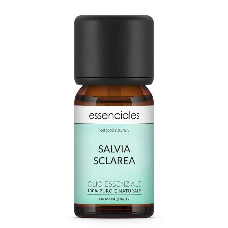 Aceite esencial de Salvia sclarea o romana, 100% puro y natural, 10 ml.