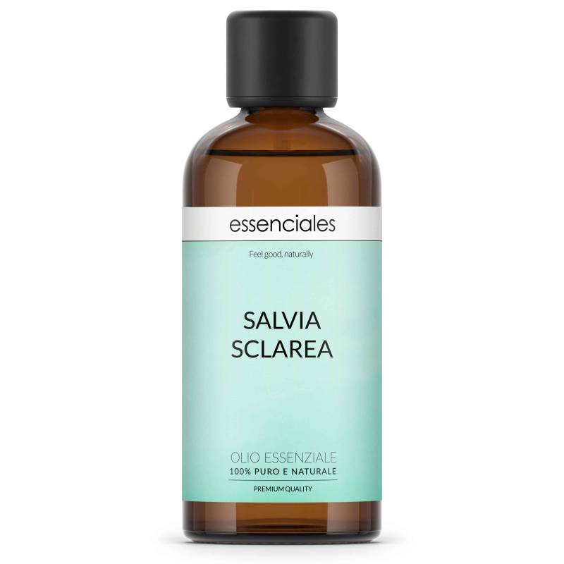 Aceite esencial de Salvia sclarea o romana, 100% puro y natural, 100 ml.