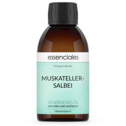 Aceite esencial de Salvia sclarea o romana, 100% puro y natural, 200 ml.