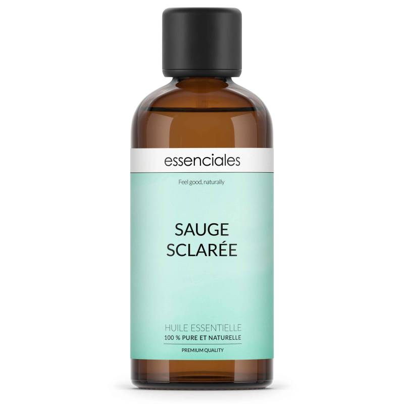 Aceite esencial de Salvia sclarea o romana, 100% puro y natural, 100 ml.