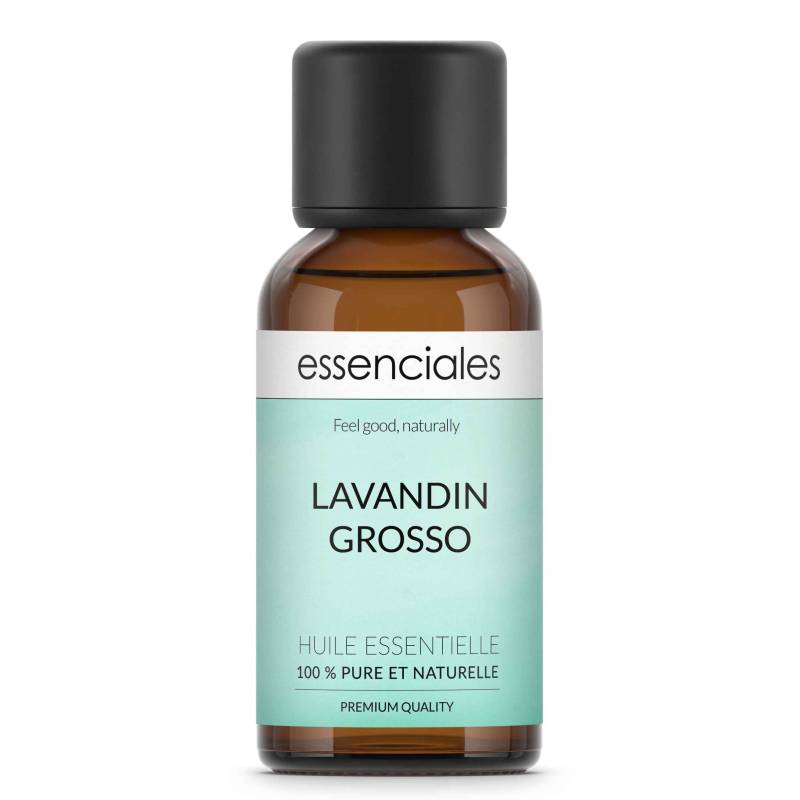 Aceite esencial de Lavandín Grosso, 100% puro y natural, 30 ml.