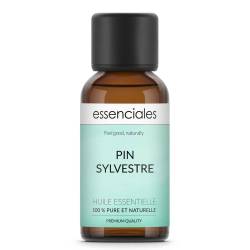 Aceite esencial de Pino silvestre, 100% puro y natural, 30 ml.