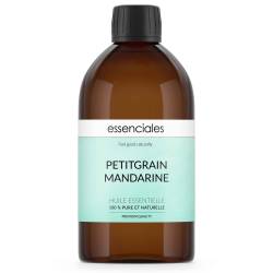 Aceite esencial de Petitgrain mandarino, 100% puro y natural, 500 ml.