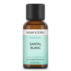 Aceite esencial de Sándalo blanco, 100% puro y natural, 30 ml.