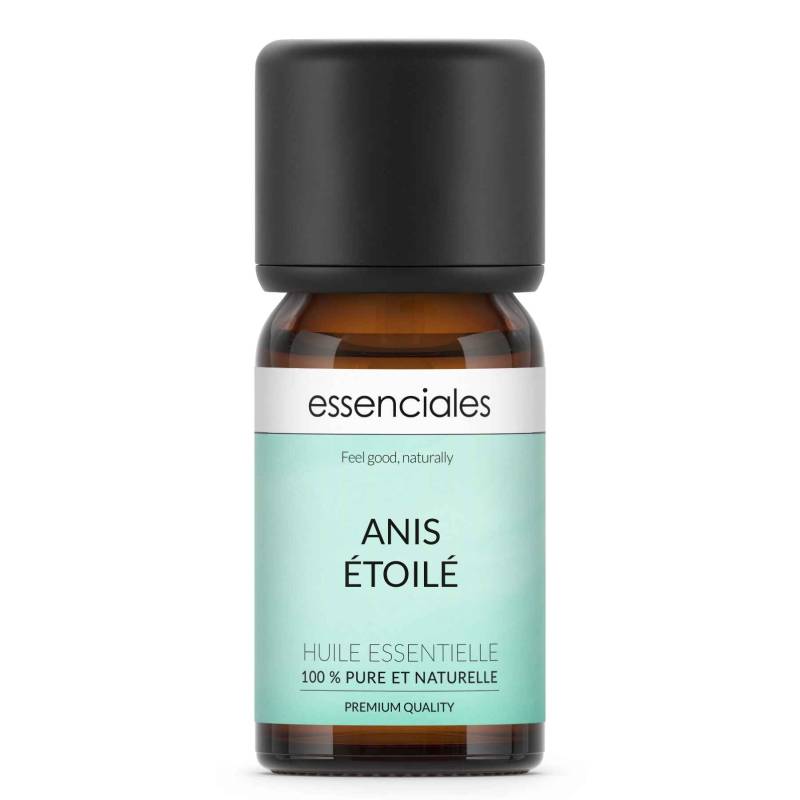 Aceite esencial de Anís estrellado o badiana, 100% puro y natural, 10 ml.