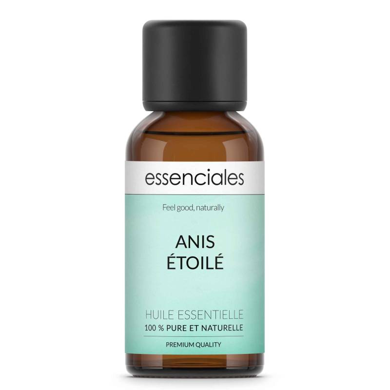 Aceite esencial de Anís estrellado o badiana, 100% puro y natural, 30 ml.