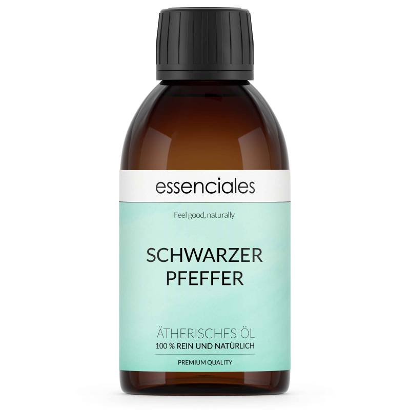 Aceite esencial de Pimienta negra, 100% puro y natural, 200 ml.