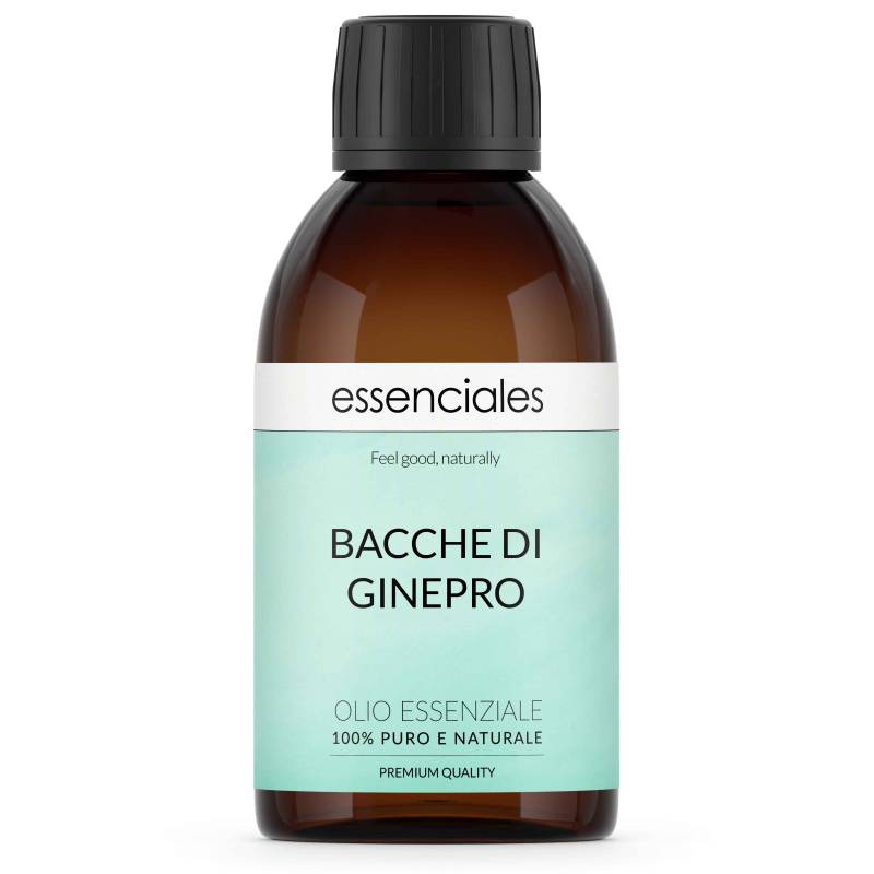 Aceite esencial de Baya de Enebro, 100% puro y natural,  200 ml.