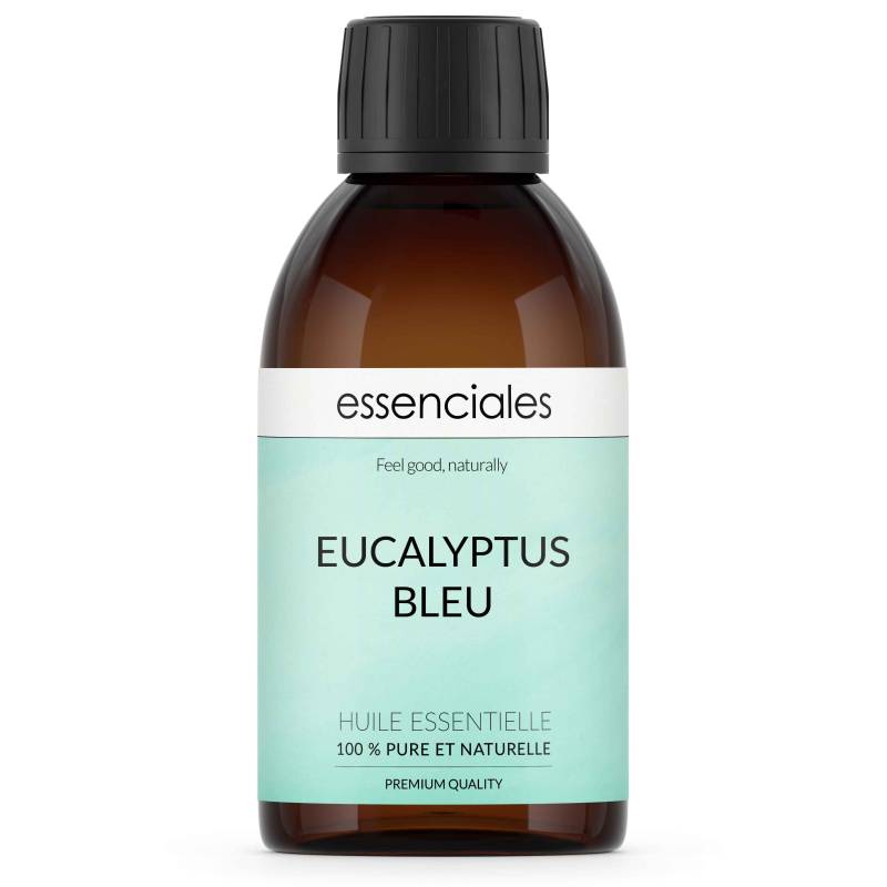 Huile essentielle d'Eucalyptus Bleu (citriodora), 100% pure et naturelle, 200 ml.