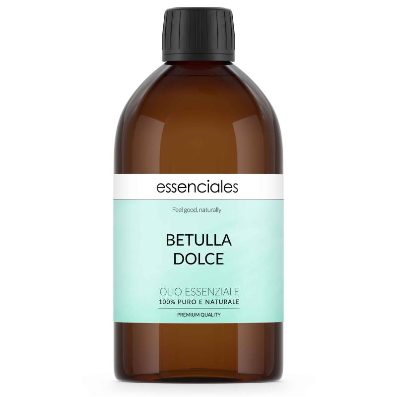Olio essenziale di Betulla dolce, 100% puro e naturale, 500 ml.