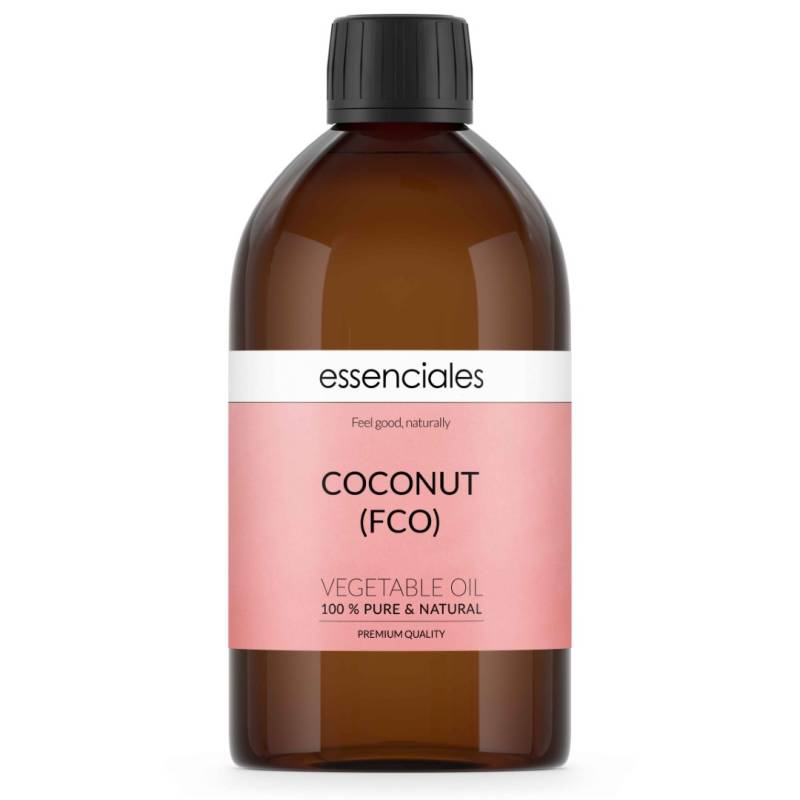 Liquid coconut oil (fractionated), pure & natural, 500 ml.