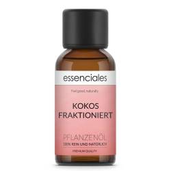 Aceite de coco líquido (fraccionado caprico caprilico), 100% natural,  30 ml