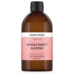 Sweet Almond Whole Oil, pure & natural, 500 ml.
