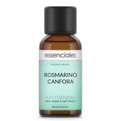 Aceite esencial de Romero alcanfor, 100% puro y natural, 30 ml.
