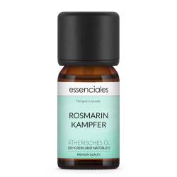 Aceite esencial de Romero alcanfor, 100% puro y natural, 10 ml.