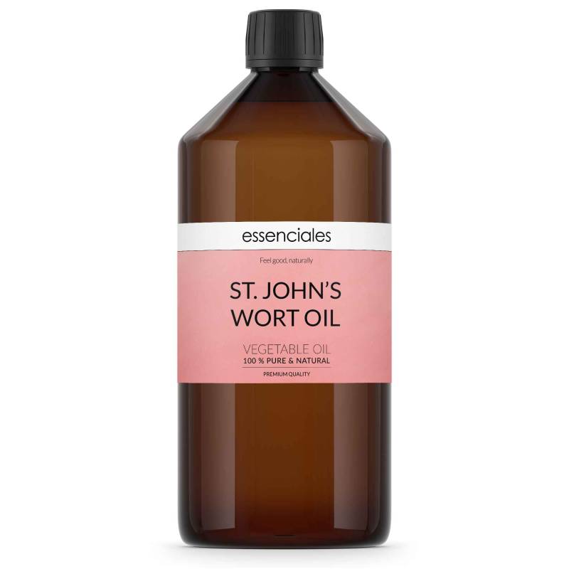 St. John's Wort Oil, macerated in virgin olive oil, 1 litre.