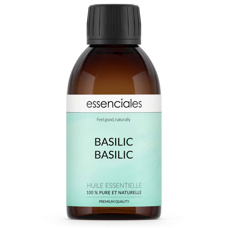 Aceite esencial de Albahaca basílico, 100% puro y natural, 200 ml.