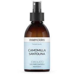Agua de Manzanilla santolina 100% pura y natural, hidrolato genuino Manzanilla de Mahón, 200 ml.