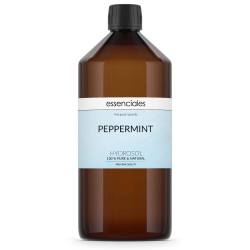 Peppermint Hydrosol water, 100% pure & natural, 1 litro.